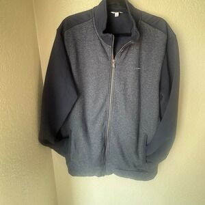 Mens Calvin Kline Full Zip Sweater sz Xl